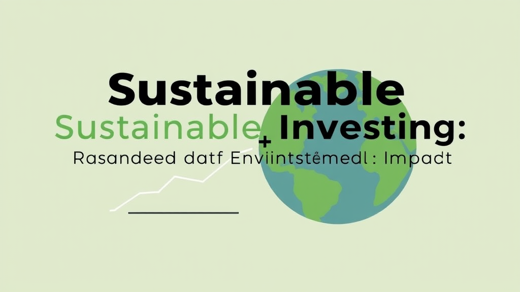 Sustainable Investing: Balancing Profits and Environmental Impact